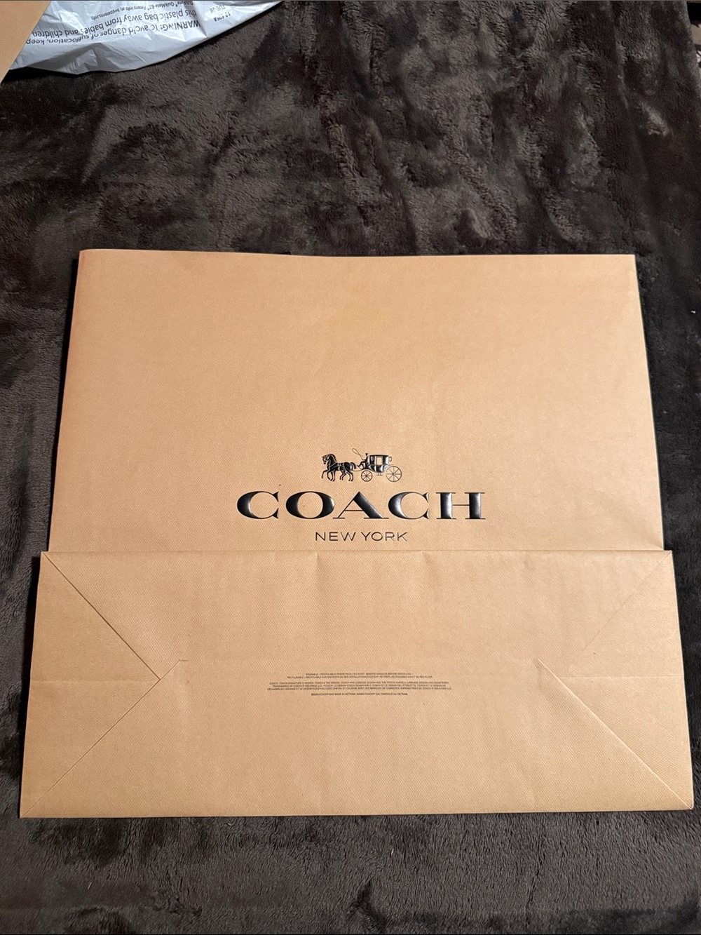Coach shopping bag only